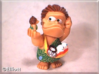 thumbnail image 2 of Kinder Surprise Otzis Cavemen Neanderthals Set – 2003 Original Figures Collectibles 2 of 4